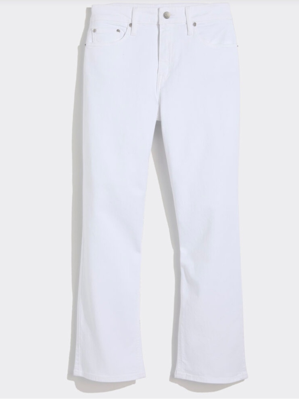 Eddie Bauer high rise crop jeans White voyager - Picture 3 of 6